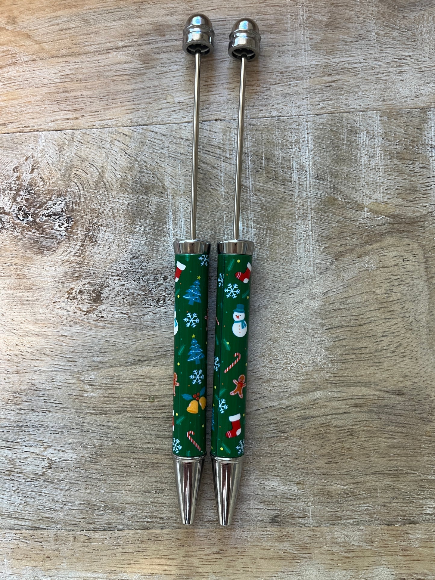 Green Christmas Pen