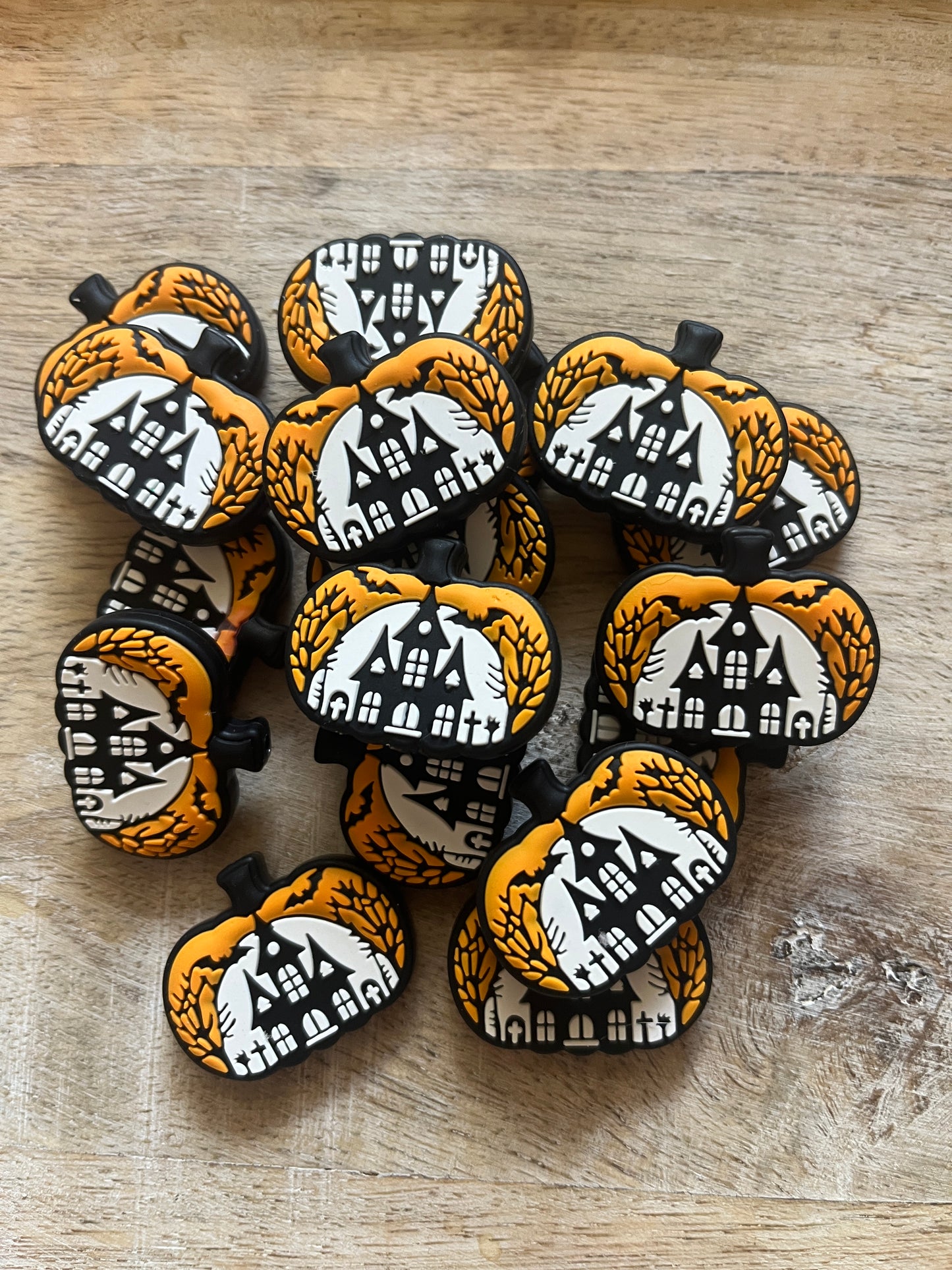 Halloween Pumpkin House Focal