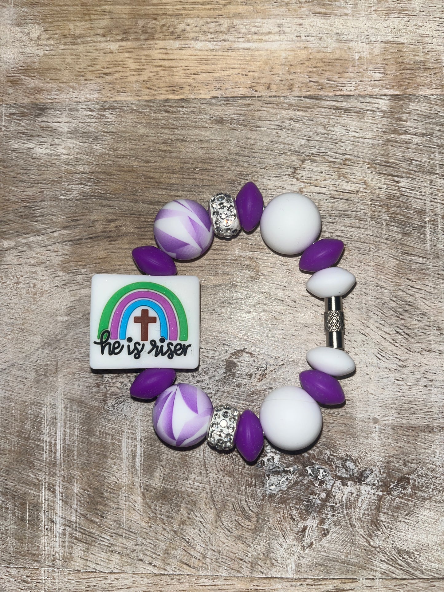 He Is Risen Cup Charm
