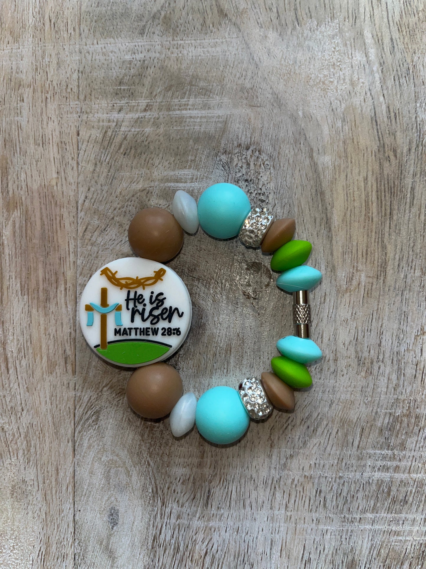 He Is Risen Cup Charm