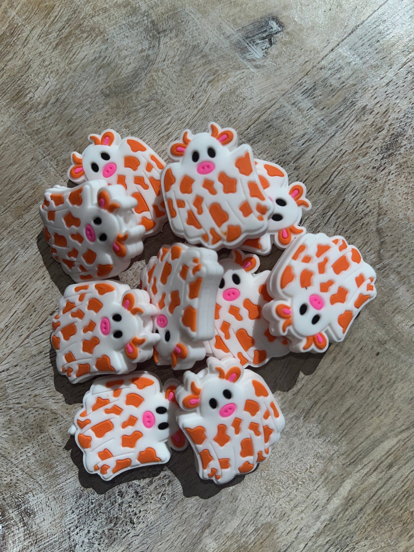 Orange Ghost Cow Focal