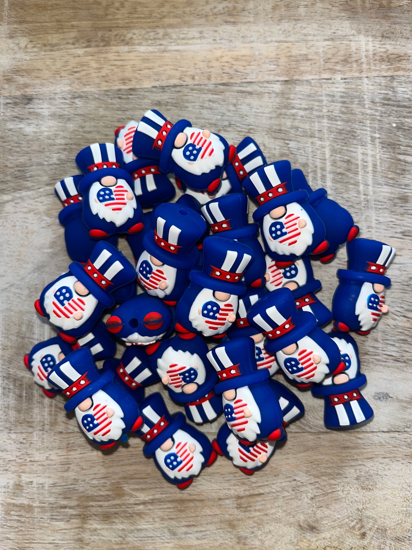 3D Patriotic Gnome Focal