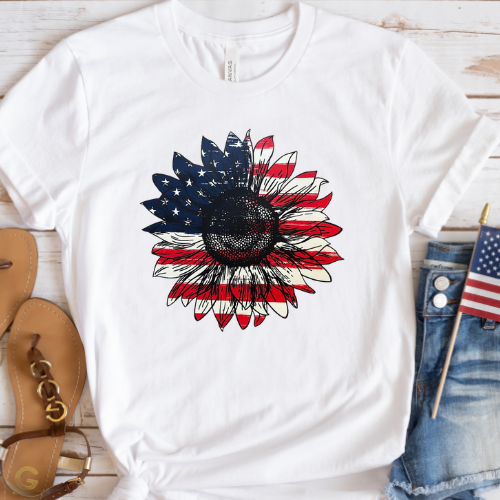 Patriotic Sunflower