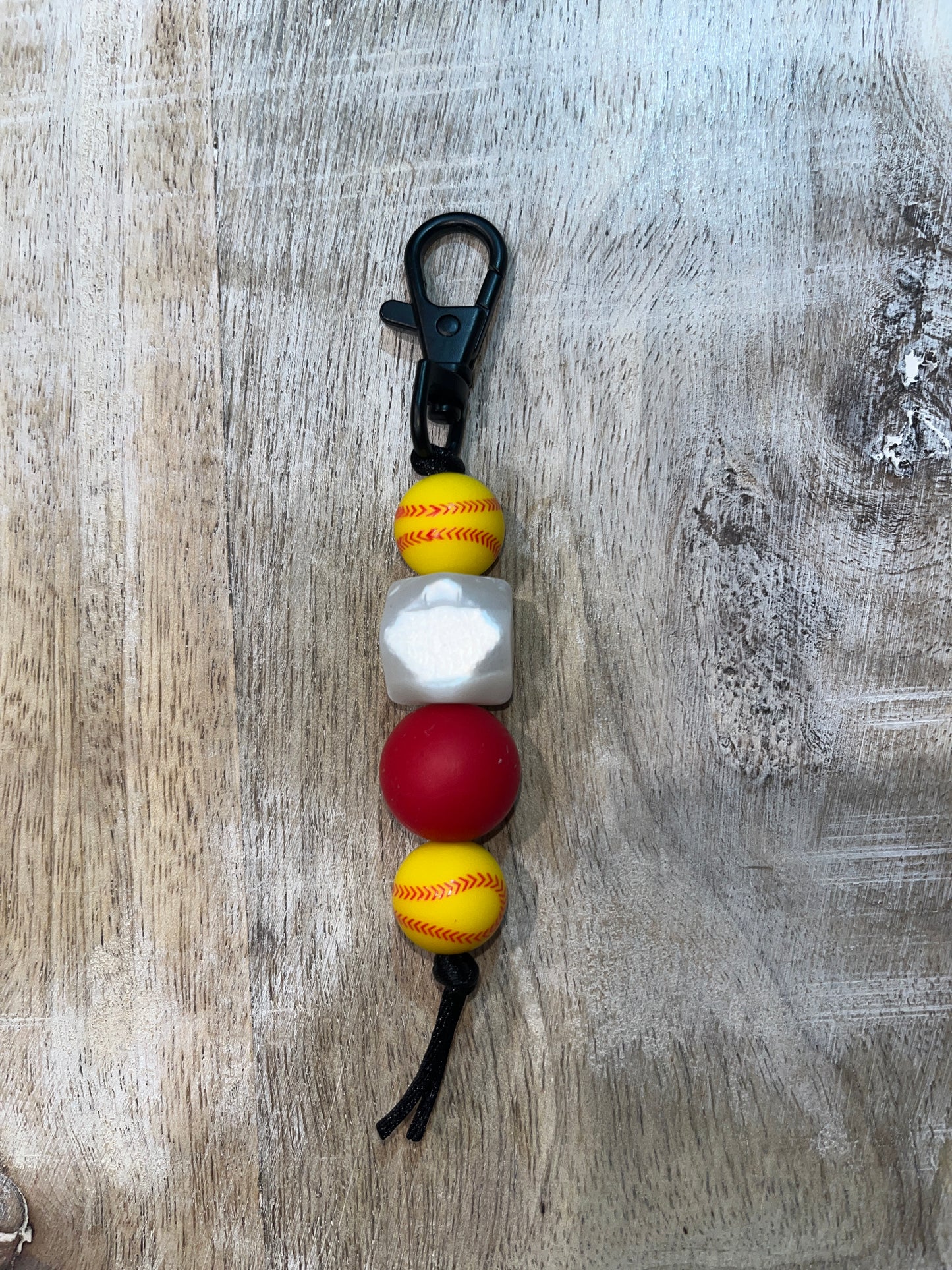 Softball Keychain