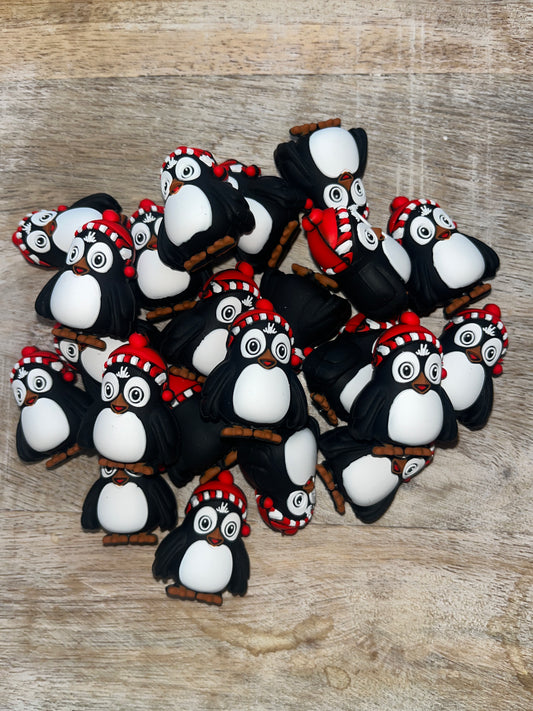 3D Christmas Penguin Focal