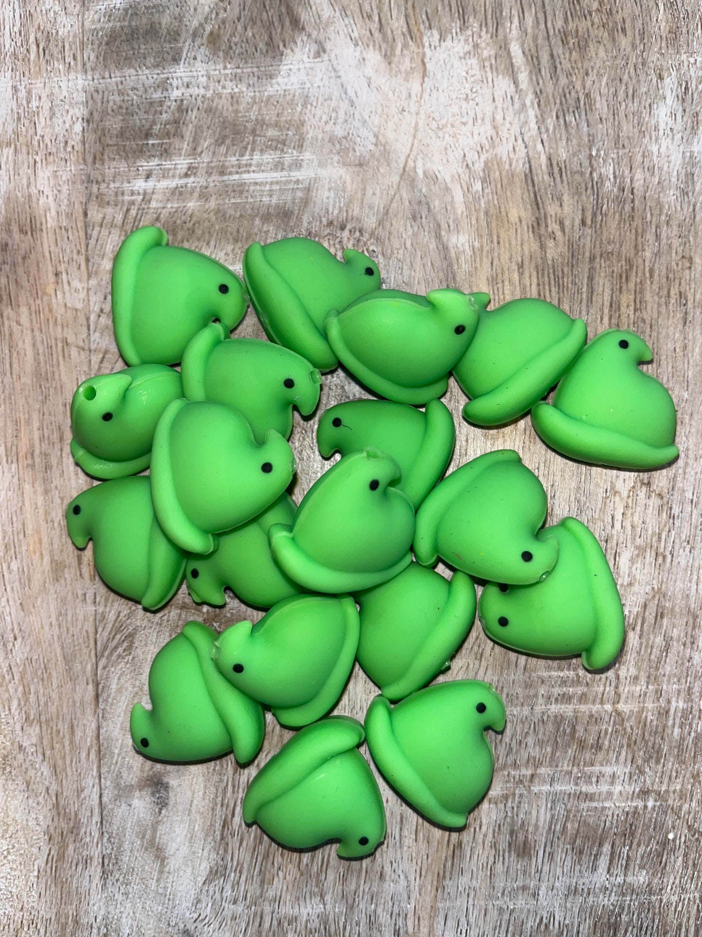 3D Green Peeps Focal