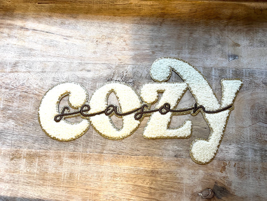 Cozy Season Chenille Patch