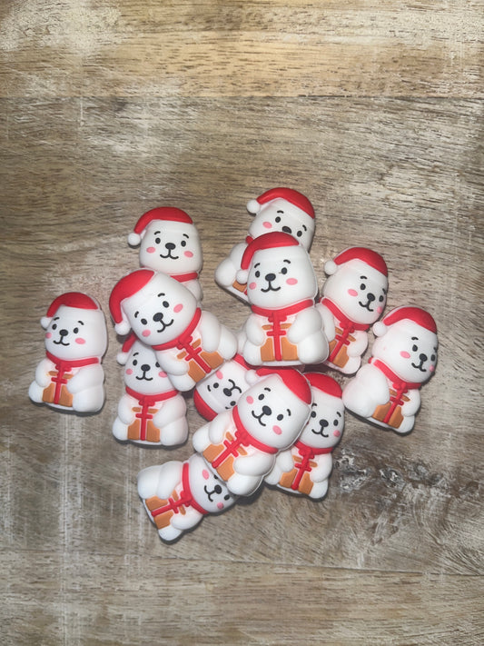 3D Christmas Bear Focal