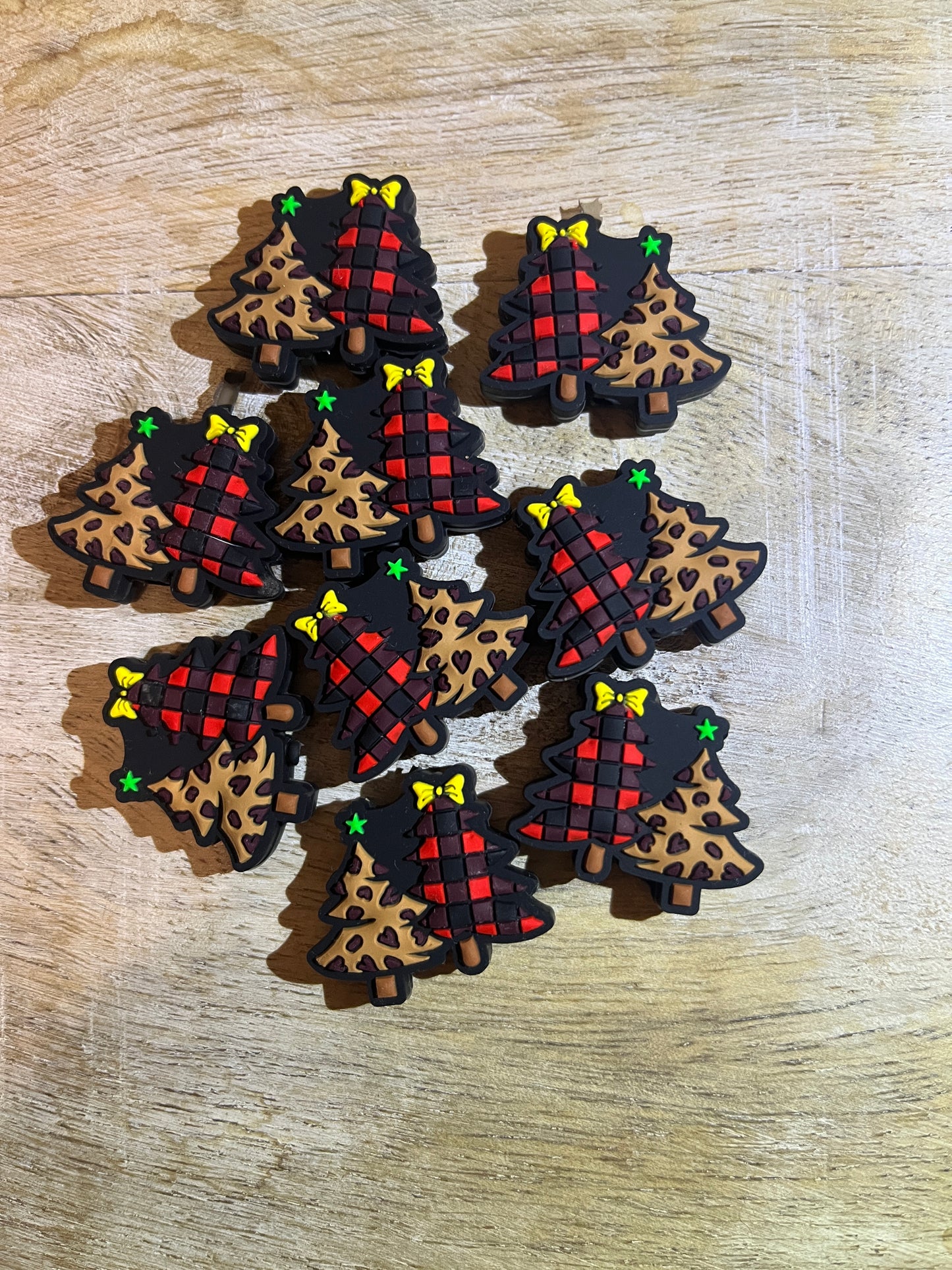 Preppy Christmas Trees Focal