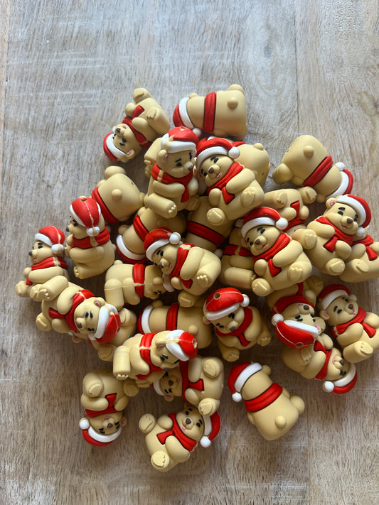 3D Christmas Bear Focal