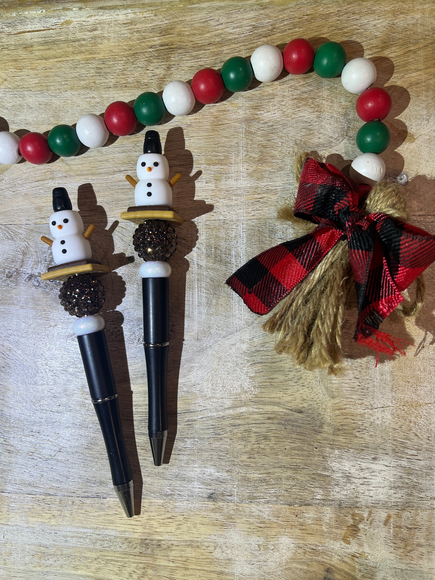 Smores Snowman Pen