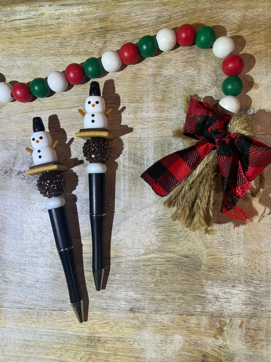 Smores Snowman Pen