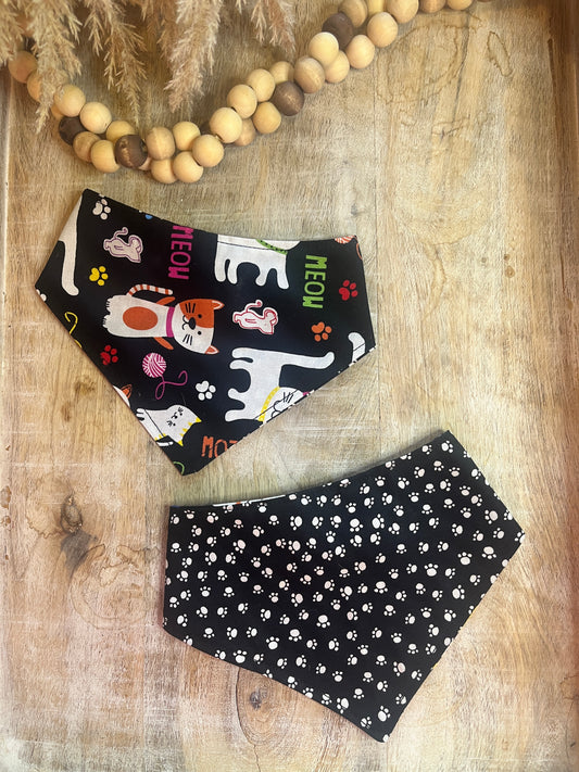 Cat Reversible Bandana