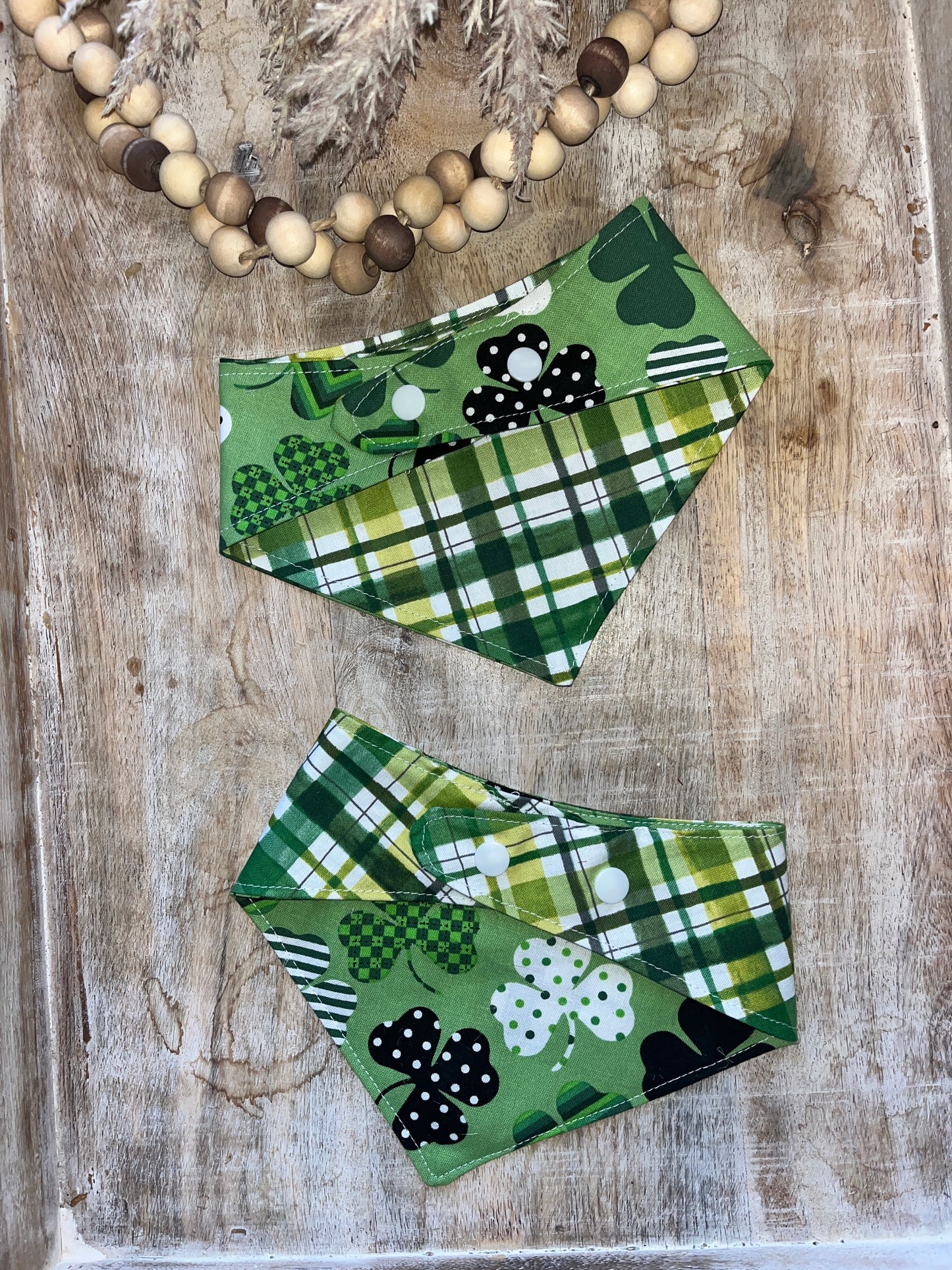 St. Patricks Day Reversible Dog Bandana