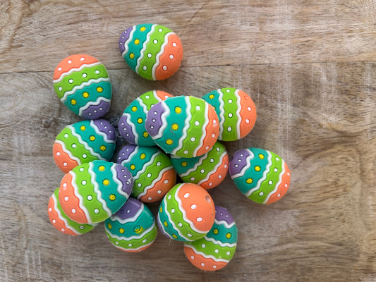 3D Colorful Egg Focal