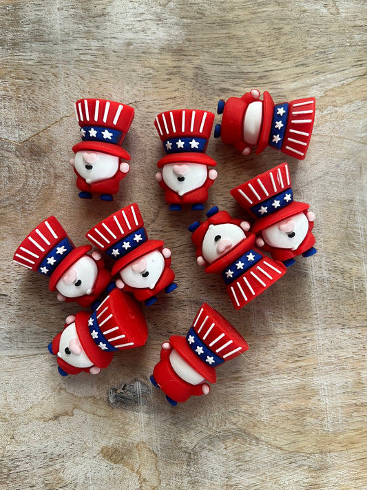 3D Patriotic Gnome Focal