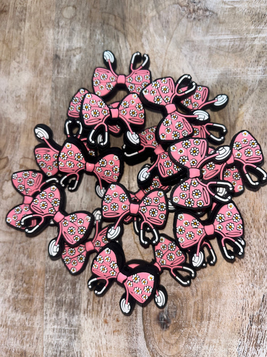 Pink Stethoscope Bow Focal
