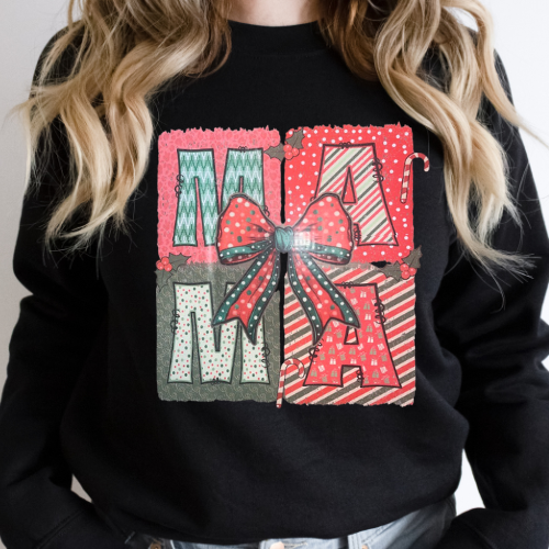 Mama Christmas Bow