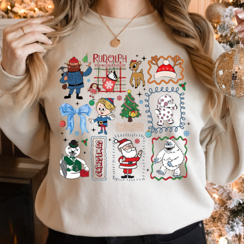 Rudolph Christmas Collage