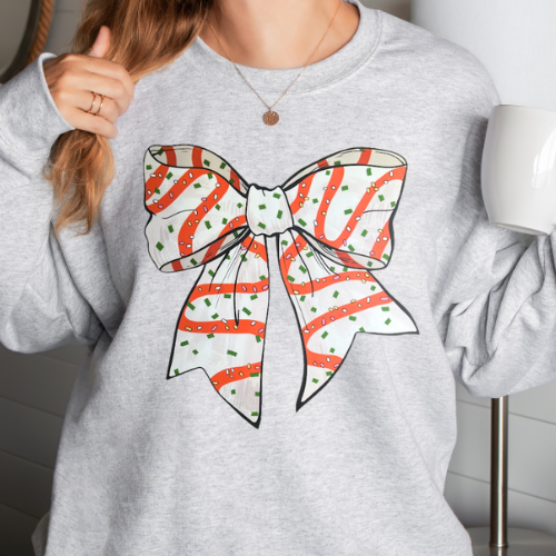 Christmas Tree Cake Bow