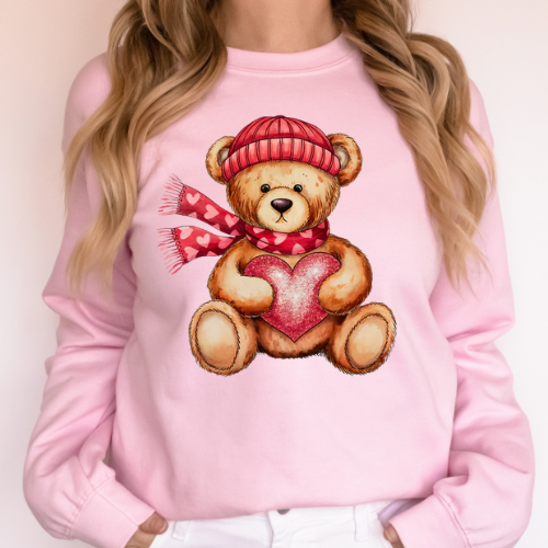 Valentine's Teddy Bear Print