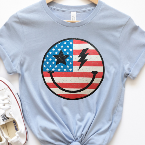 Patriotic Flag Smiley