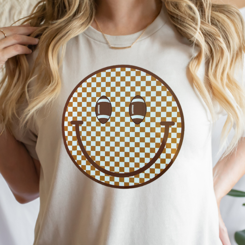 Checkered Football Smiley