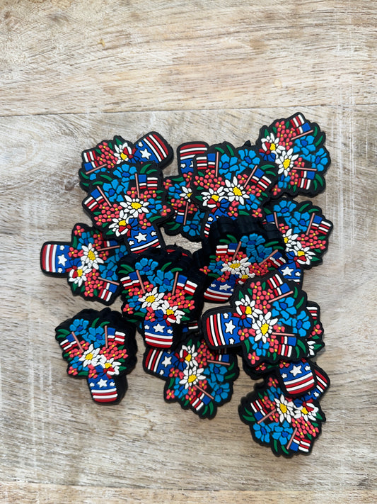 Patriotic Floral Focal
