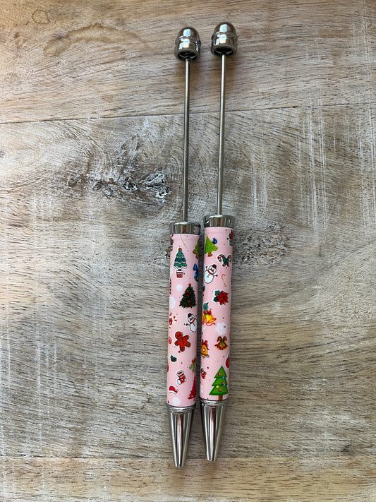 Pink Christmas Pen