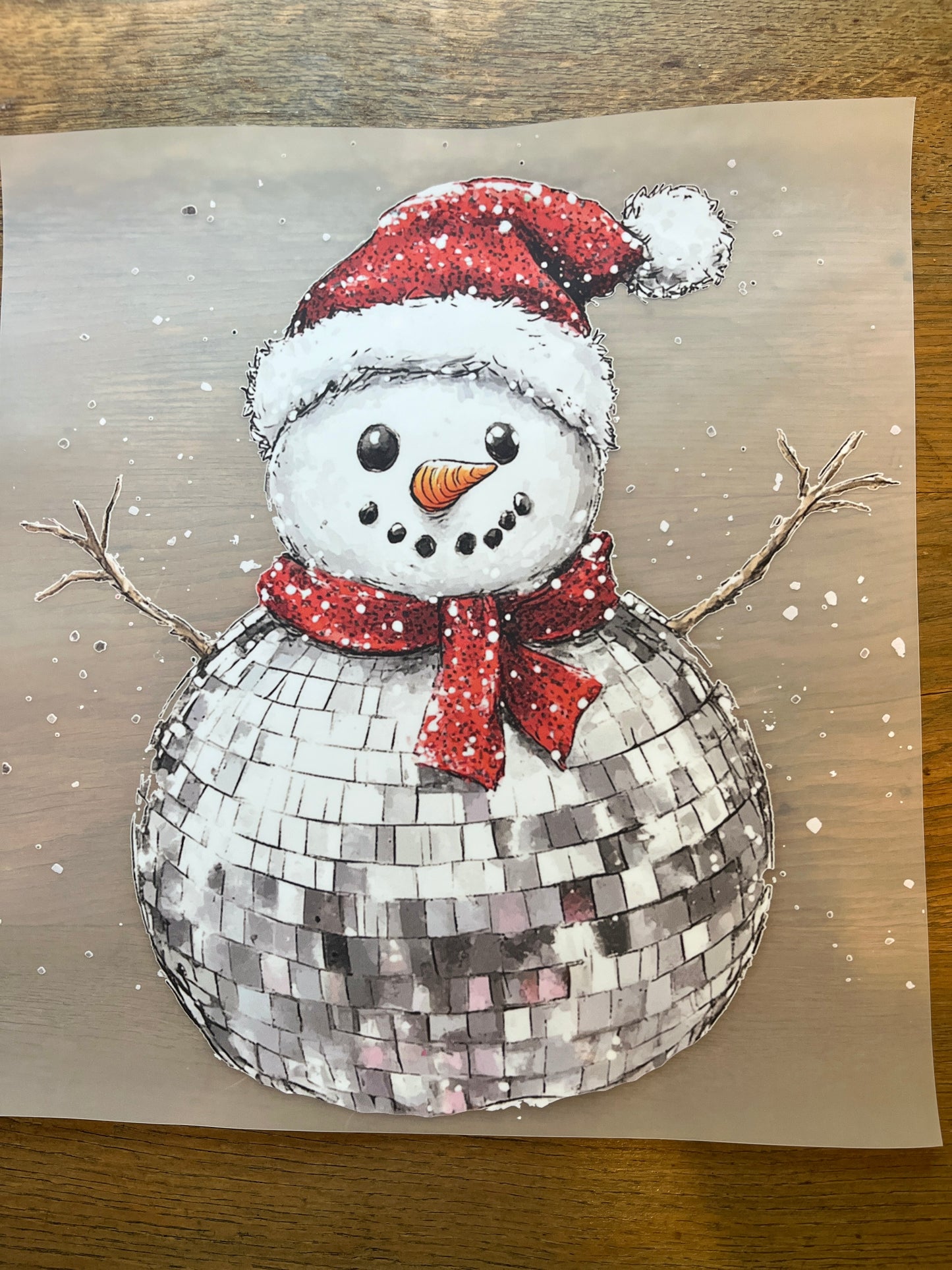 Sequin Snowman