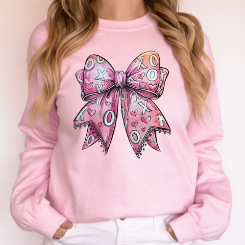 Pink XOXO Bow
