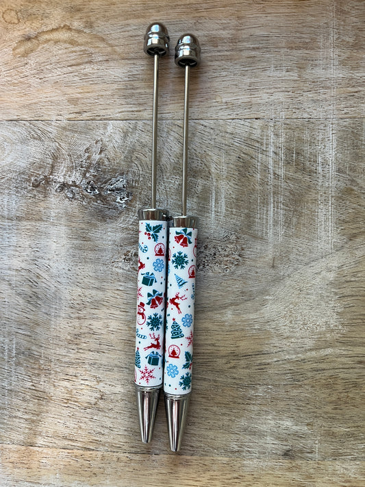 White Christmas Pen