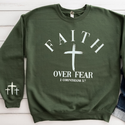 Faith Over Fear with Sleeve or Pocket Print
