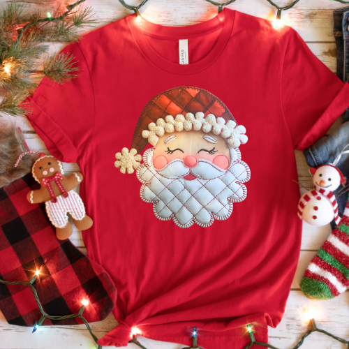 Faux Yarn Santa