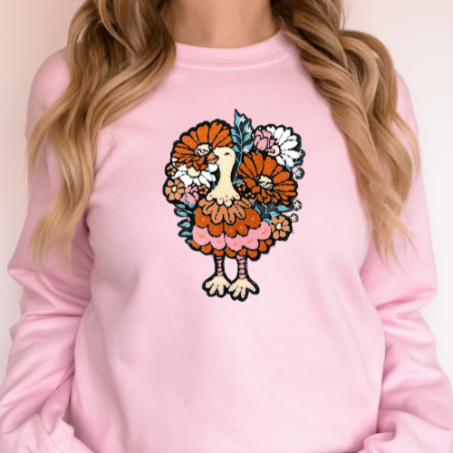 Turkey Chenille Patch